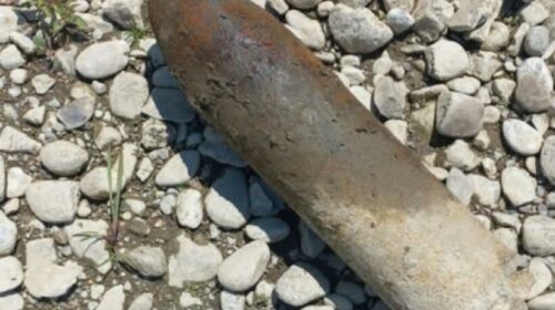 Granatë e pashpërthyer nga Lufta e Parë Botërore gjendet në Negotinë