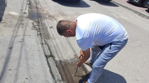 Ekipet e Komunës së Çairit vazhdojnë në terren pas reshjeve të dendura të shiut