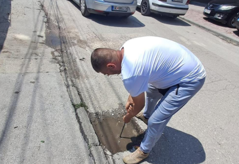 Ekipet e Komunës së Çairit vazhdojnë në terren pas reshjeve të dendura të shiut