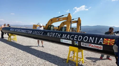 Interkonektori i gazit me Greqinë pritet të përfundojë në gjysmën e parë të vitit 2027