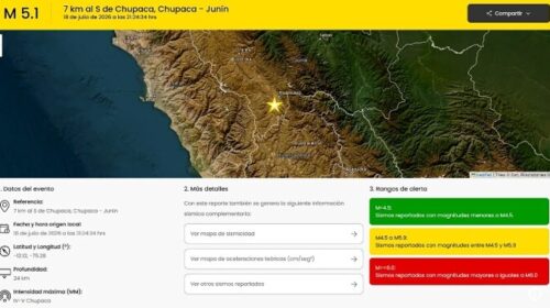Tërmet 5.1 ballë në Peru, një viktimë dhe dhjetë të plagosur