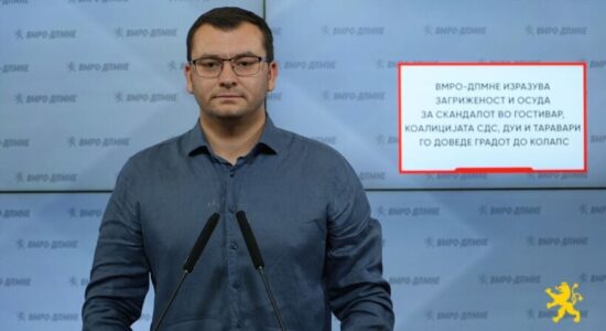 Andonovski me akuza për skandalin në Gostivar: Koalicioni LSDM, BDI dhe Taravari e ka sjellë qytetin në kolaps