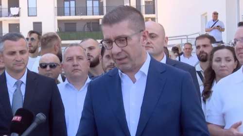 (VIDEO) Mickoski: Hetimi për ujin në Gostivar do të zgjerohet