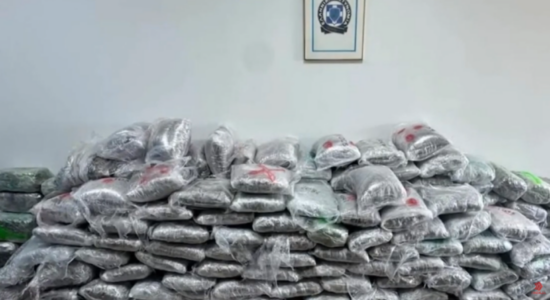 (VIDEO) Kapen 324 kilogramë marihuanë e fshehur në blloqe letre
