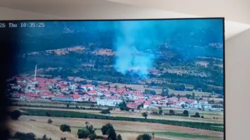 QMK: Kamerat inteligjente alarmuan në kohë për zjarrin pranë fshatit Nikushtak