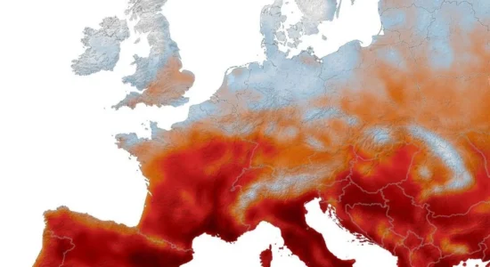 Pesë valë të të nxehtit goditën Evropën, NASA tregon përmasat