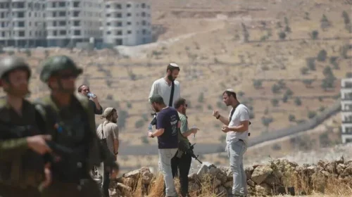 Pushtues izraelitë të maskuar sulmojnë një grua palestineze dhe ekipin e NBC News në Bregun Perëndimor të pushtuar
