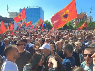 Protesta në Prishtinë