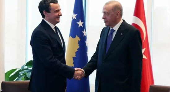 Presidenti Erdogan takohet me kryeministrin e Kosovës, Albin Kurti, në Nju Jork