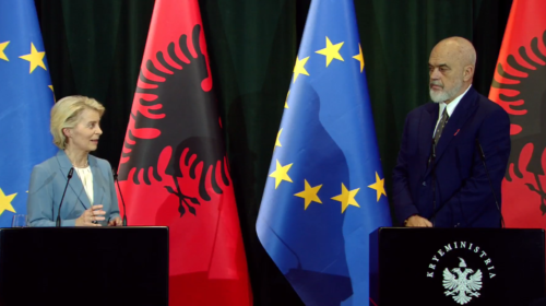 Shefja e BE-së në konak të shqiptarëve: Rama po punon fort për ëndrrën evropiane
