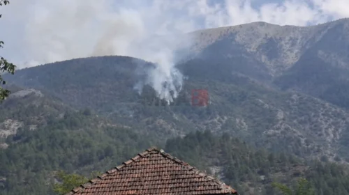 Zjarri pranë Belicës ende aktiv, mbi 60 persona në terren