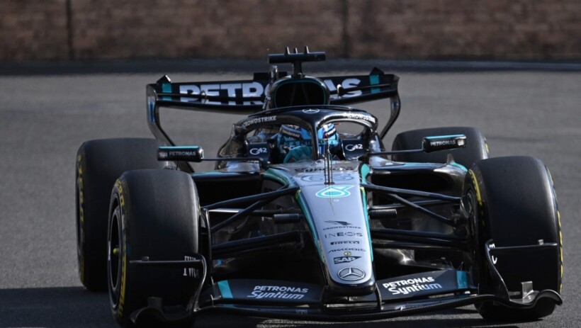 Russell fitore drithëruese në Baku, dy Red Bull në podium
