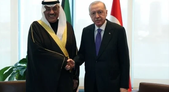 Presidenti turk dhe princi i kurorës i Kuvajtit takohen në margjinat e takimit të OKB-së