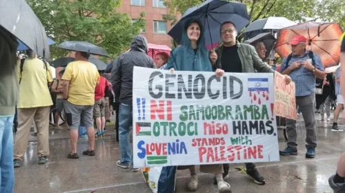 Protestë në Lubjanë kundër hapjes së ambasadës izraelite, propozohet riemërtimi i rrugës në “Rruga e Palestinës”
