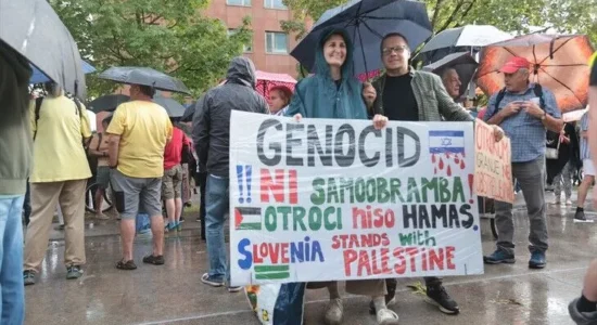 Protestë në Lubjanë kundër hapjes së ambasadës izraelite, propozohet riemërtimi i rrugës në “Rruga e Palestinës”