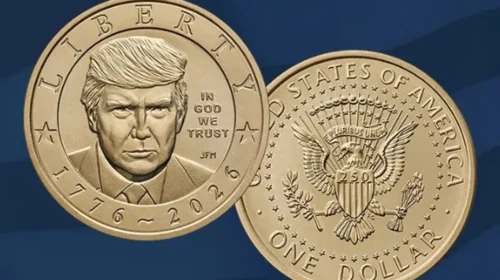 Trumpi bëhet presidenti i parë amerikan në detyrë që shfaqet në një monedhë në qarkullim