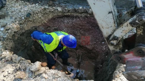 Një pjesë e Vizbegut pa ujë
