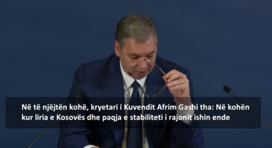 (VIDEO) Vuçiq ironizon deklaratat e Gashit dhe Saliut për ish krerët e UÇK-së, LSDM kërkon përgjegjësi