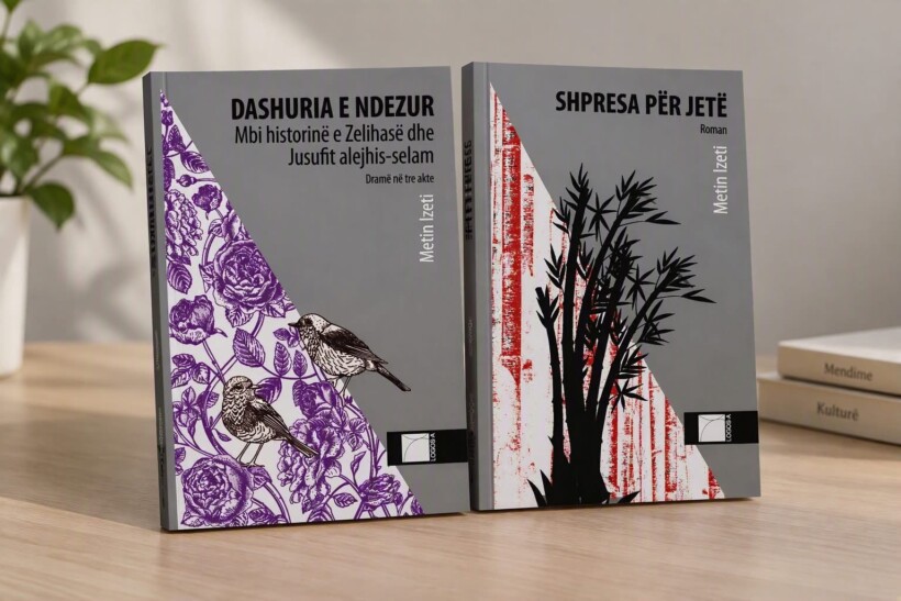 Logos-A sjell dy vepra të reja letrare nga Metin Izeti