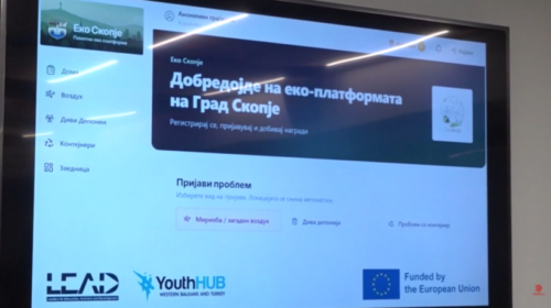 (VIDEO) Promovohet platforma “Ekoskopje”, qytetarët më lehtë mund t’i paraqesin problemet ekologjike
