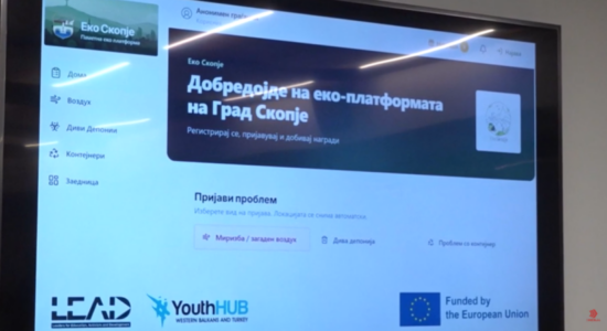 (VIDEO) Promovohet platforma “Ekoskopje”, qytetarët më lehtë mund t’i paraqesin problemet ekologjike