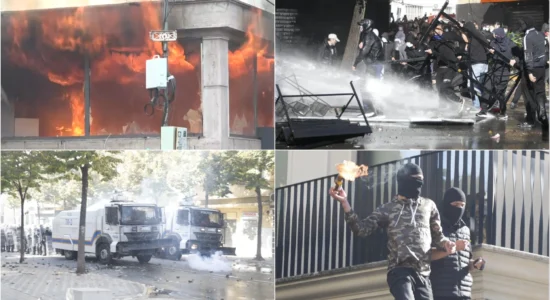 (VIDEO) Shqipëri, studentët edhe sot në protestë masive, policia hedh gaz lotsjellës
