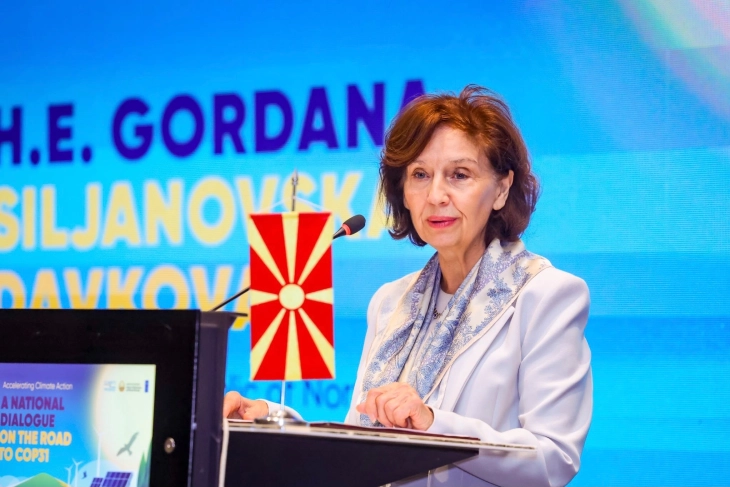 Siljanovska-Davkova në prag të COP31: Obligimet klimatike t’i shndërrojmë në investime konkrete dhe rezultate matëse