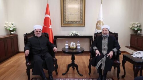 Kryetari i Dijanetit turk, Arpagush priti në takim kryetarin  Bashkësisë Islame në Serbi, Dudiç