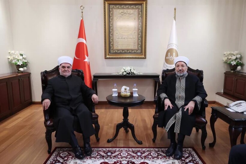 Kryetari i Dijanetit turk, Arpagush priti në takim kryetarin  Bashkësisë Islame në Serbi, Dudiç