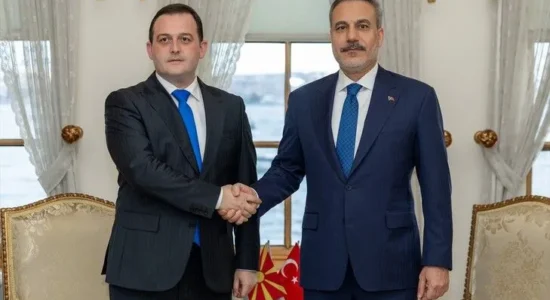 Ministri i Jashtëm turk Hakan Fidan priti ministrin pa portofol të Maqedonisë së Veriut, Zulfikar Zejnulla