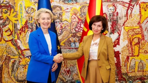 Siljanovska-Davkova: Garantimi i mundësive të njëjta për ne si ato për Ukrainën dhe Moldavinë do të rikthejë besimin dhe motivimin tonë për BE-në