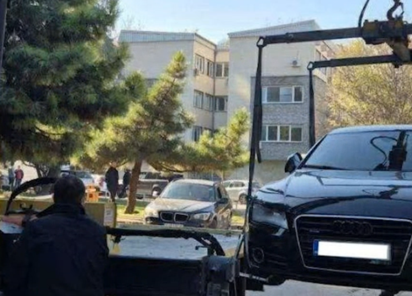“Merimanga” në aksion, largohen 135 makina në Qendër të Shkupit