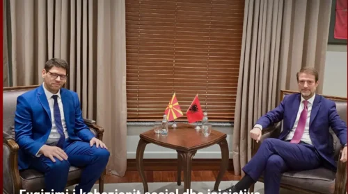 Ferati dhe Hoxha diskutojnë për thellimin e bashkëpunimit mes Maqedonisë së Veriut dhe Shqipërisë