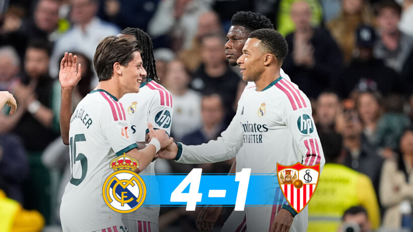 Real Madridi e “shpartallon” Sevillan dhe i çon mesazh Barcelonës