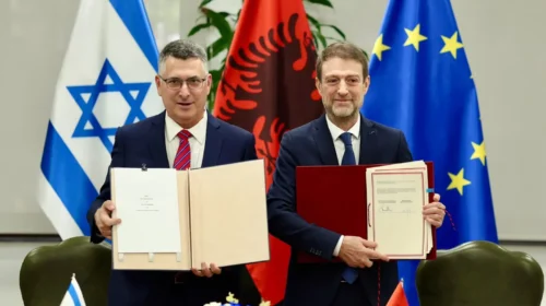 Izraeli “futet thellë” në Shqipëri, Hoxha dhe Sa’ar nënshkruajnë Marrëveshjen për Bashkëpunim të Përgjithshëm Shqipëri-Izrael