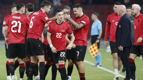 Dy gola të Asllanit, tri pikë për Shqipërinë
