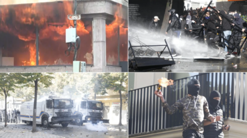 Arenë “lufte” edhe sot në protestë, i vihet flaka institucionit financiar dhe Ministrisë së Arsimit,