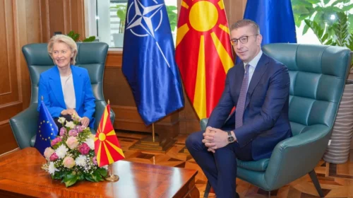 Ursula von der Leyen dhe Mickoski: Hapi i parë, dialogu me Bullgarinë